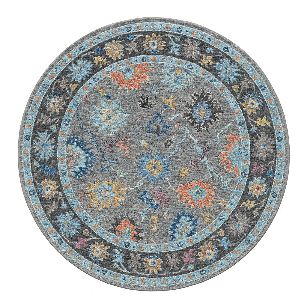 ANELORIA - Hand Knotted Oushak Carpet